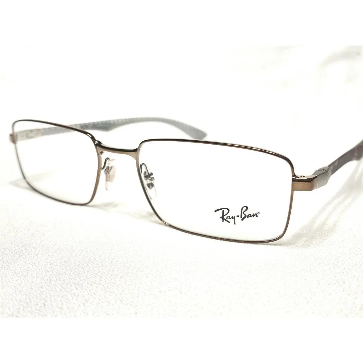 Ray Ban RB8414 2531 Mens Brown Camouflage Carbon Fiber Eyeglasses Frames 55