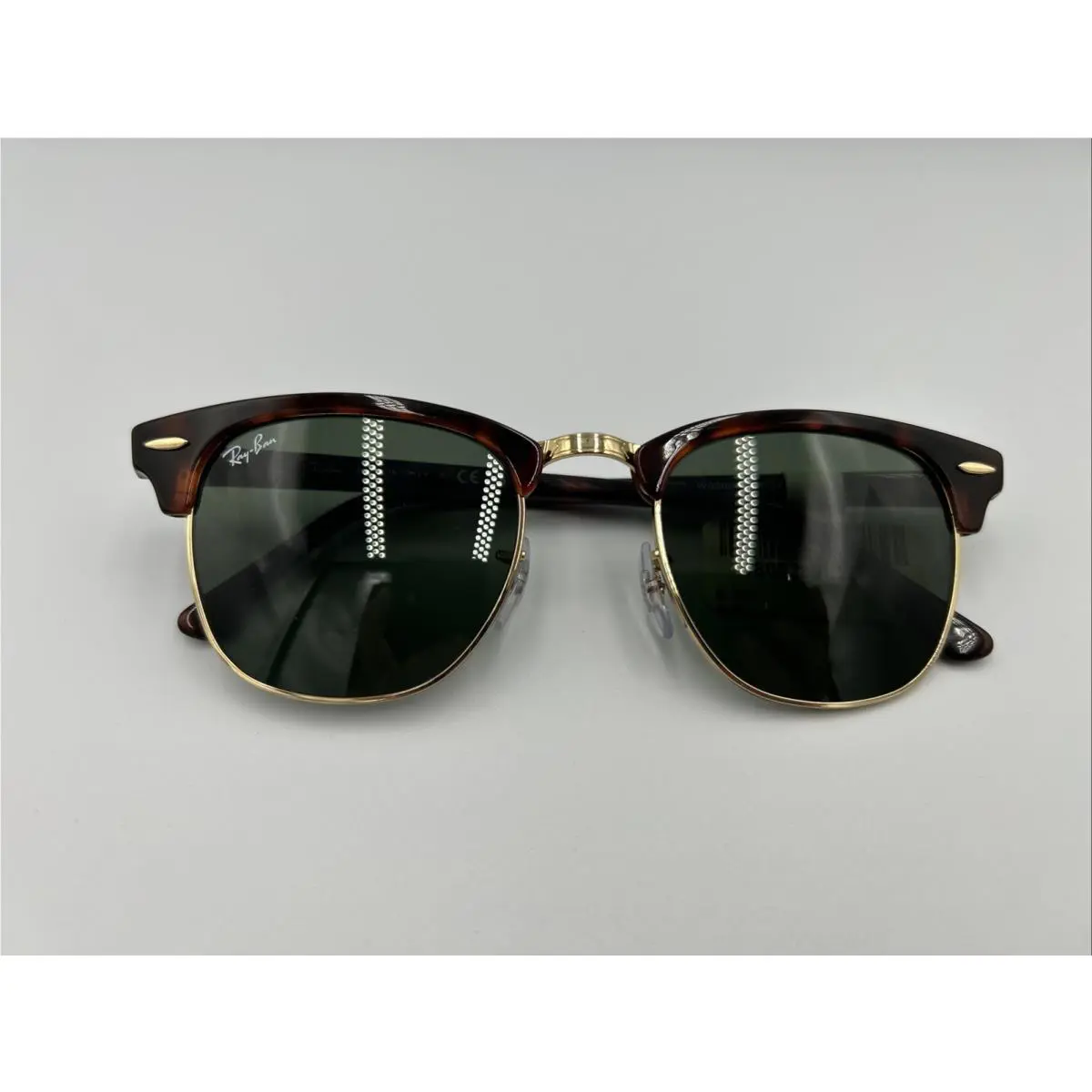 Ray-ban RB3016 Clubmaster W0366 Polished Tortoise On Gold 51-21-145 W/case