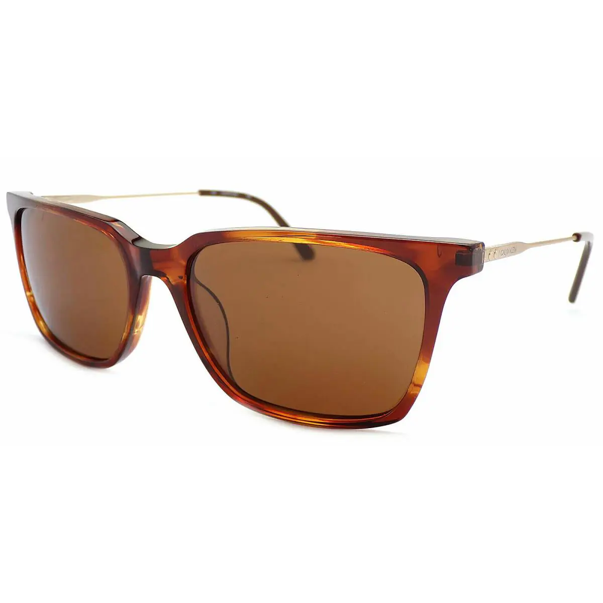 Calvin Klein CK19703S-248 Unisex Honey Havana Sunglasses Brown Lens