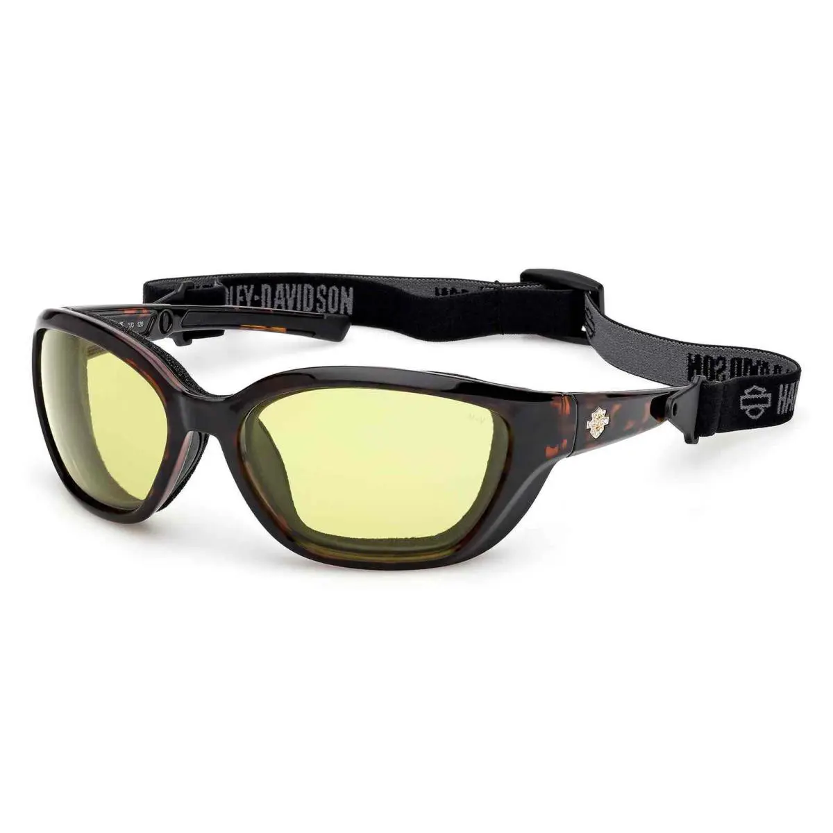 Harley-davidson Women`s Ulta Hot Light-adjust Sunglasses w/ Headstrap Tortoise