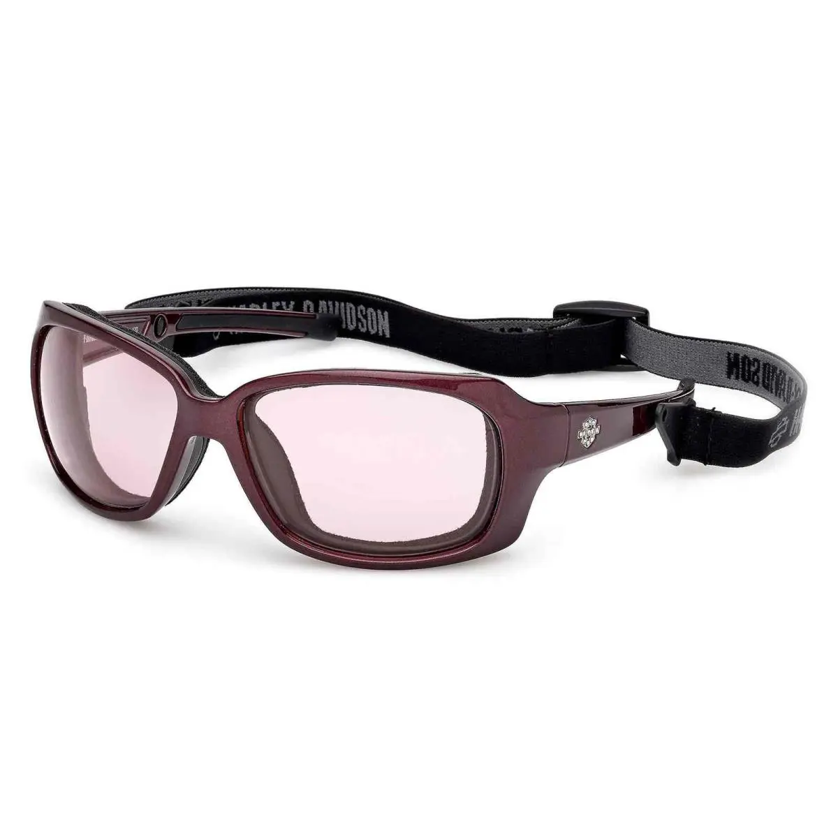 Harley-davidson Women`s Fire Bird Sunglasses w/ Headstrap Burgundy Pearlized