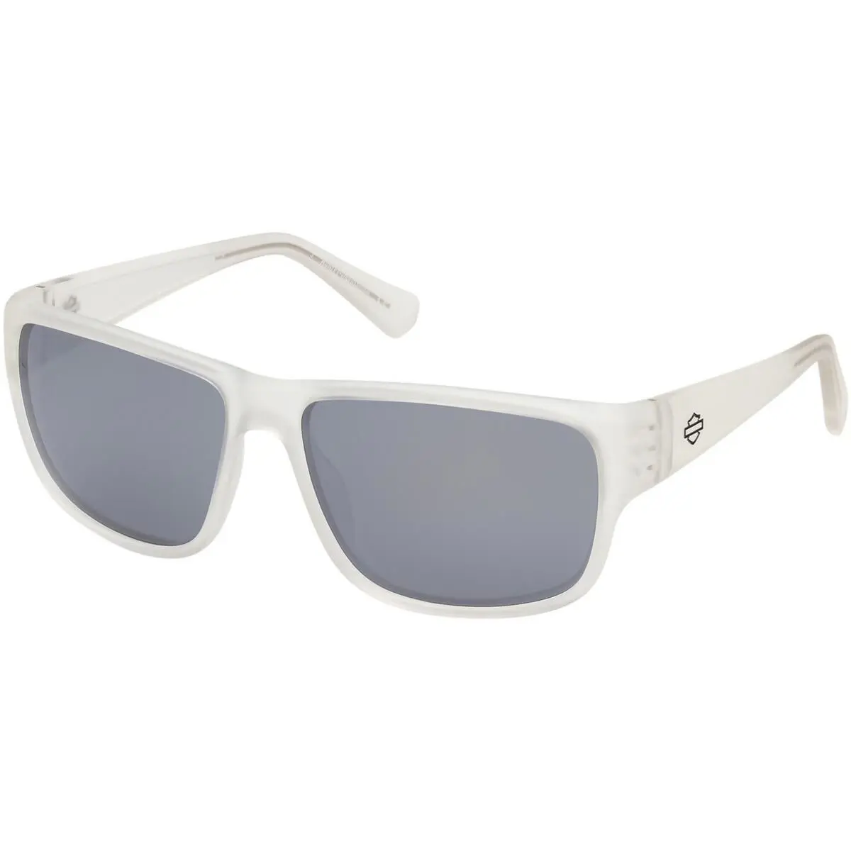Harley Davidson HD0981X 26D Matte Clear Mirror Polarized Sunglasses 60-15-130