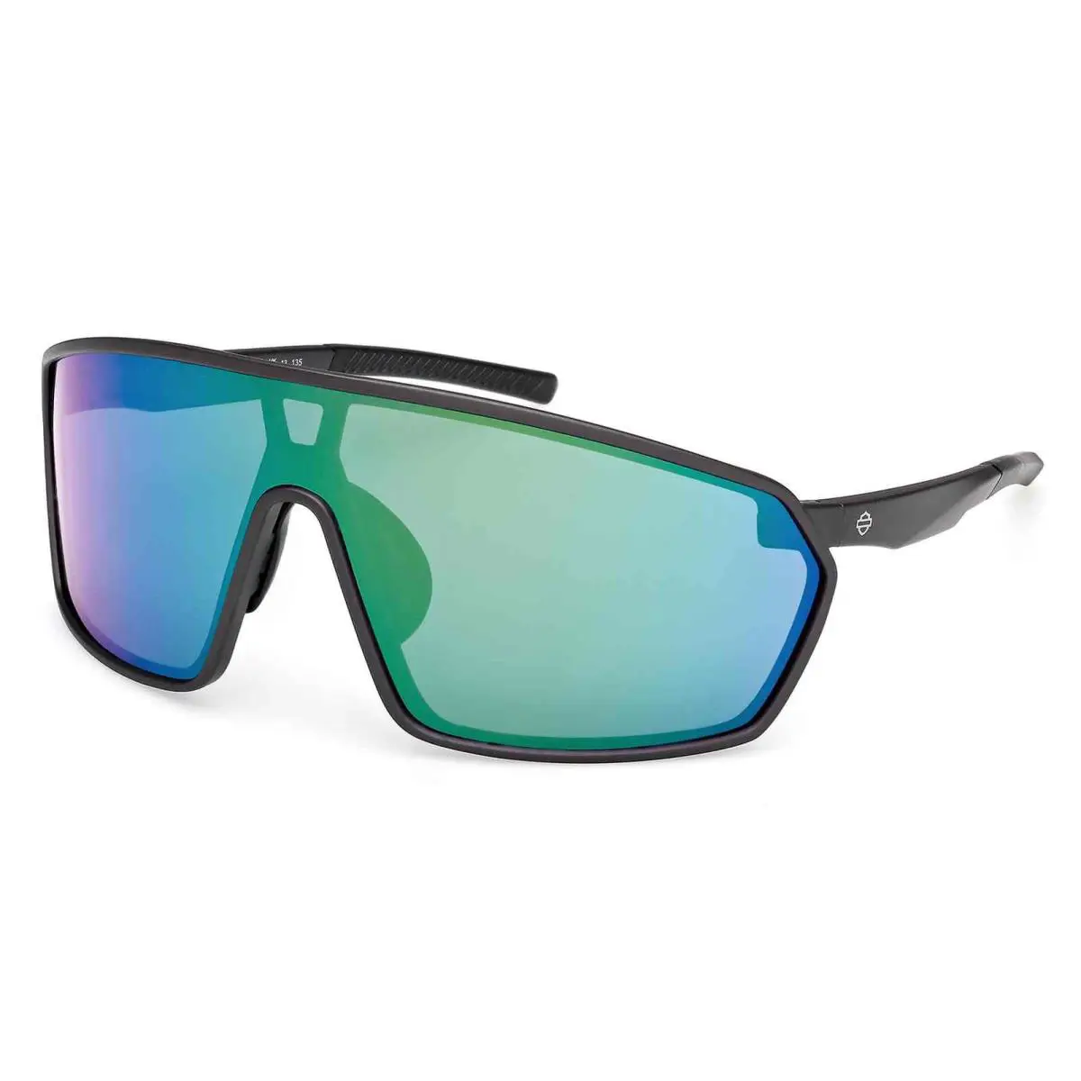 Harley-davidson Men`s Ironbond Wide Sunglasses Pearlized Frame/green Lens