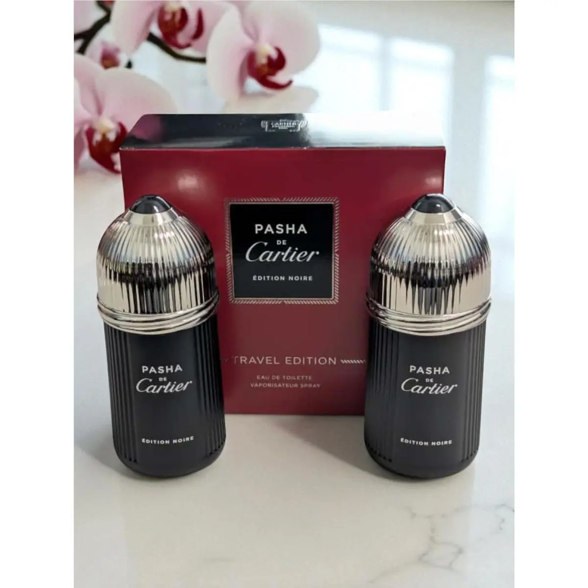 Pasha de Cartier Edition Noire Eau de Toilette Travel Edition For Men