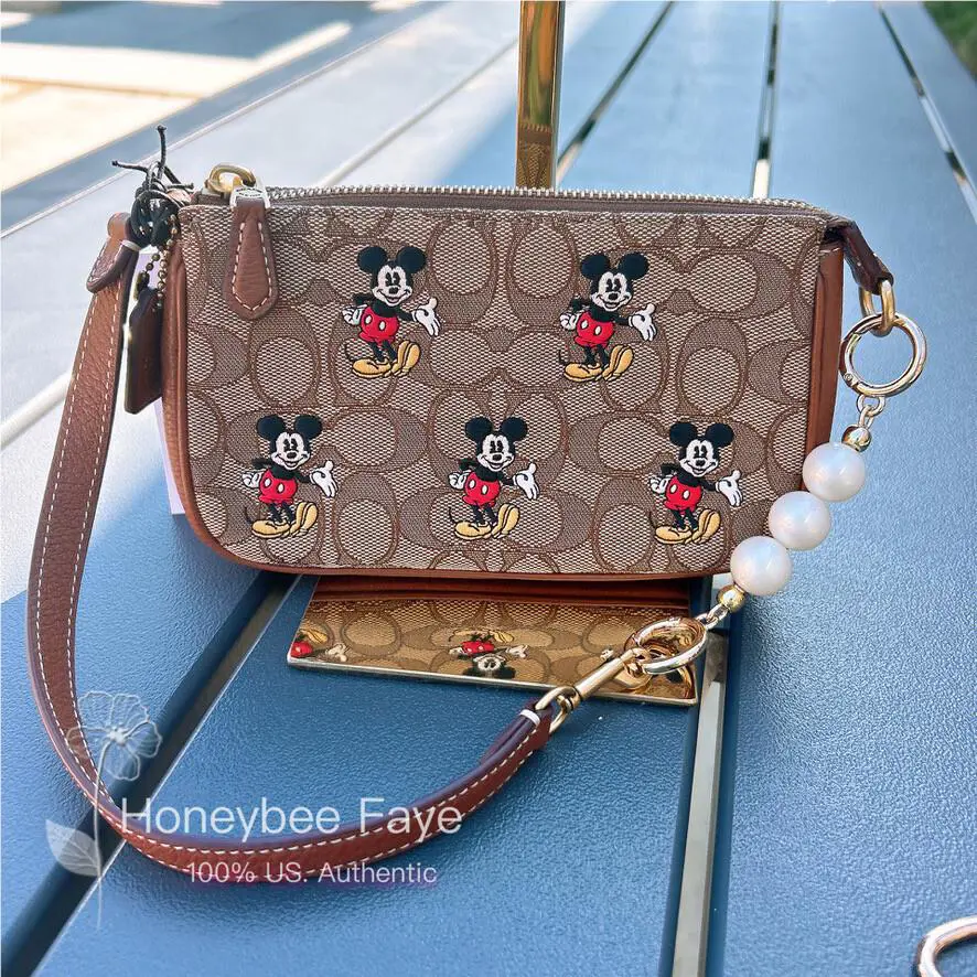Disney X Coach CN507 Nolita 19 with Mickey Mouse Print + Extended Cha