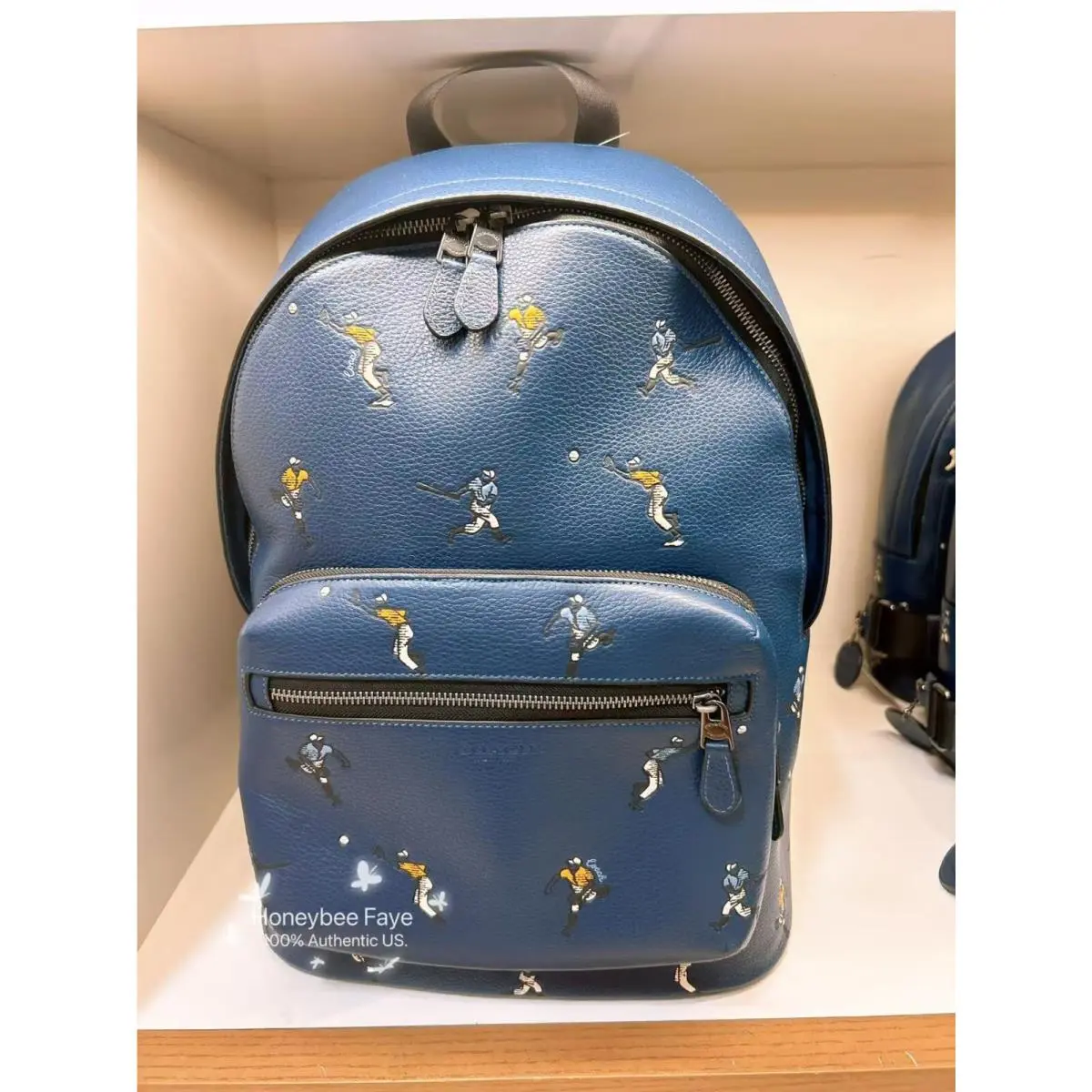 Coach Men’s West Backpack with Baseball Print CAX47