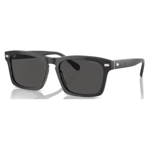Coach CR628 HC8397U 581787 Sunglasses Men`s Transparent Grey/grey Solid 57mm