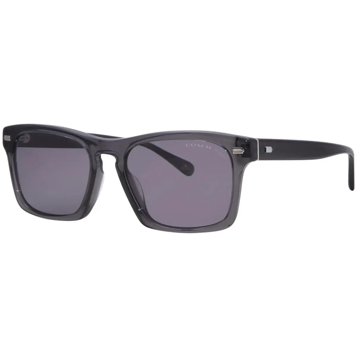 CR628 HC8397U 581781 Sunglasses Men`s Dark Grey/polarized Grey Solid 57mm by Coach