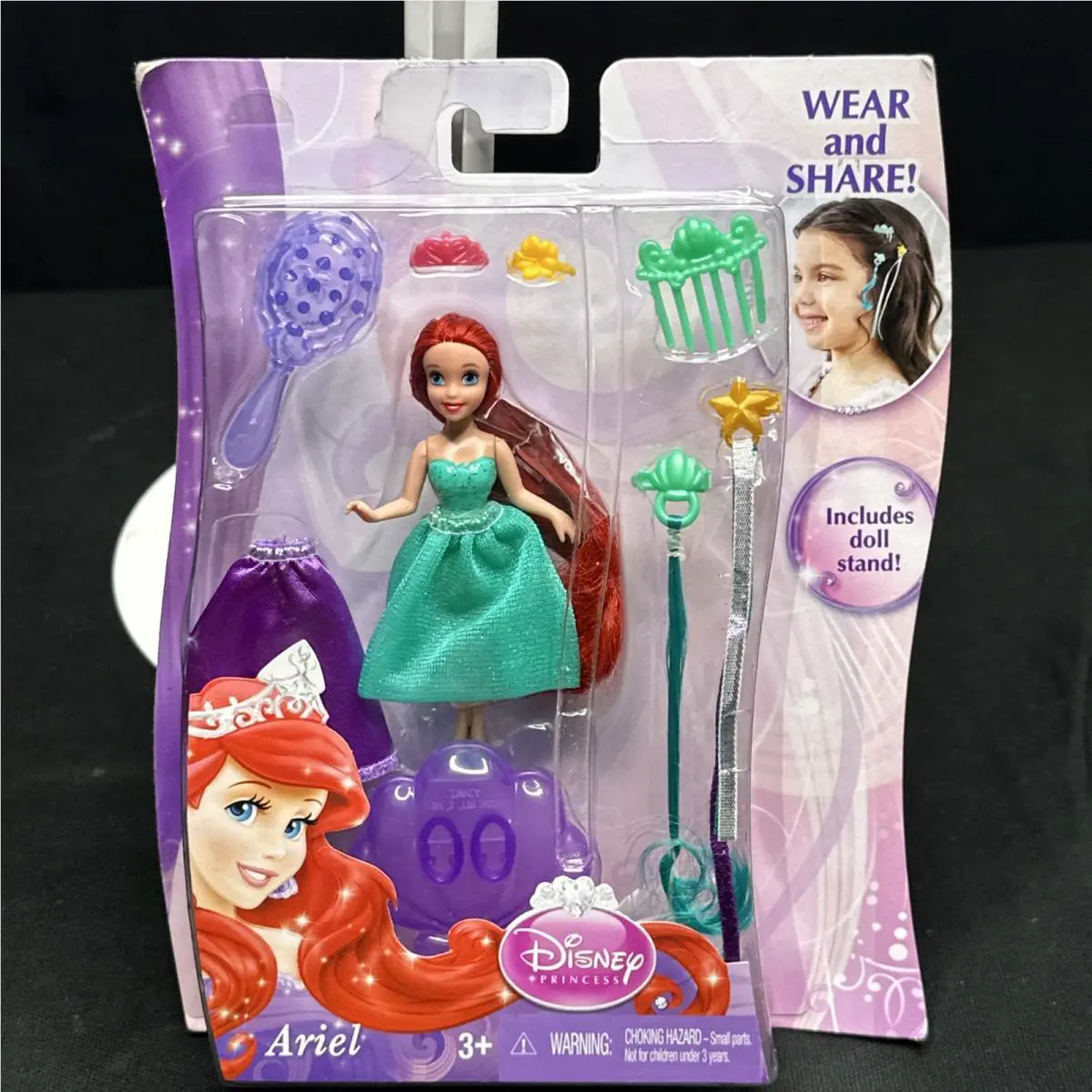 Disney Princess Doll Set Mini Little Ariel Wear Share