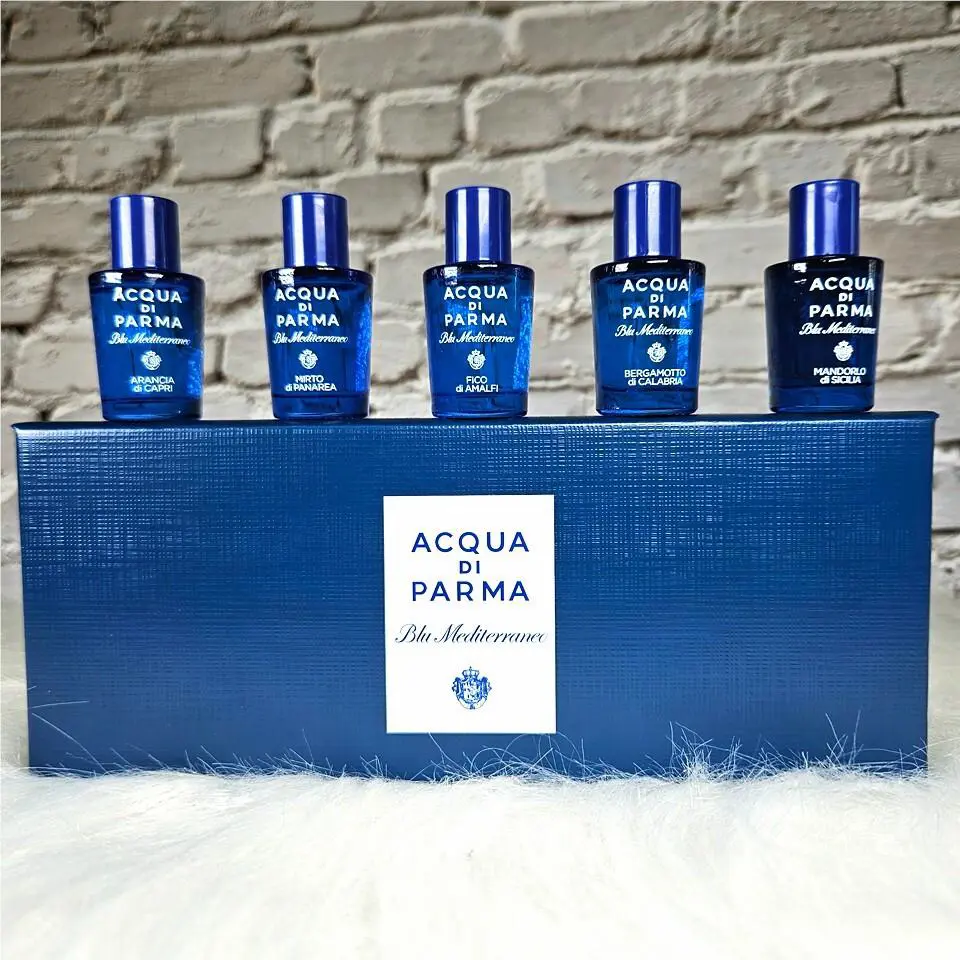 Acqua Di Parma Unisex Blu Mediterraneo Set Fragrances 5pc x 5ml 0.16 oz