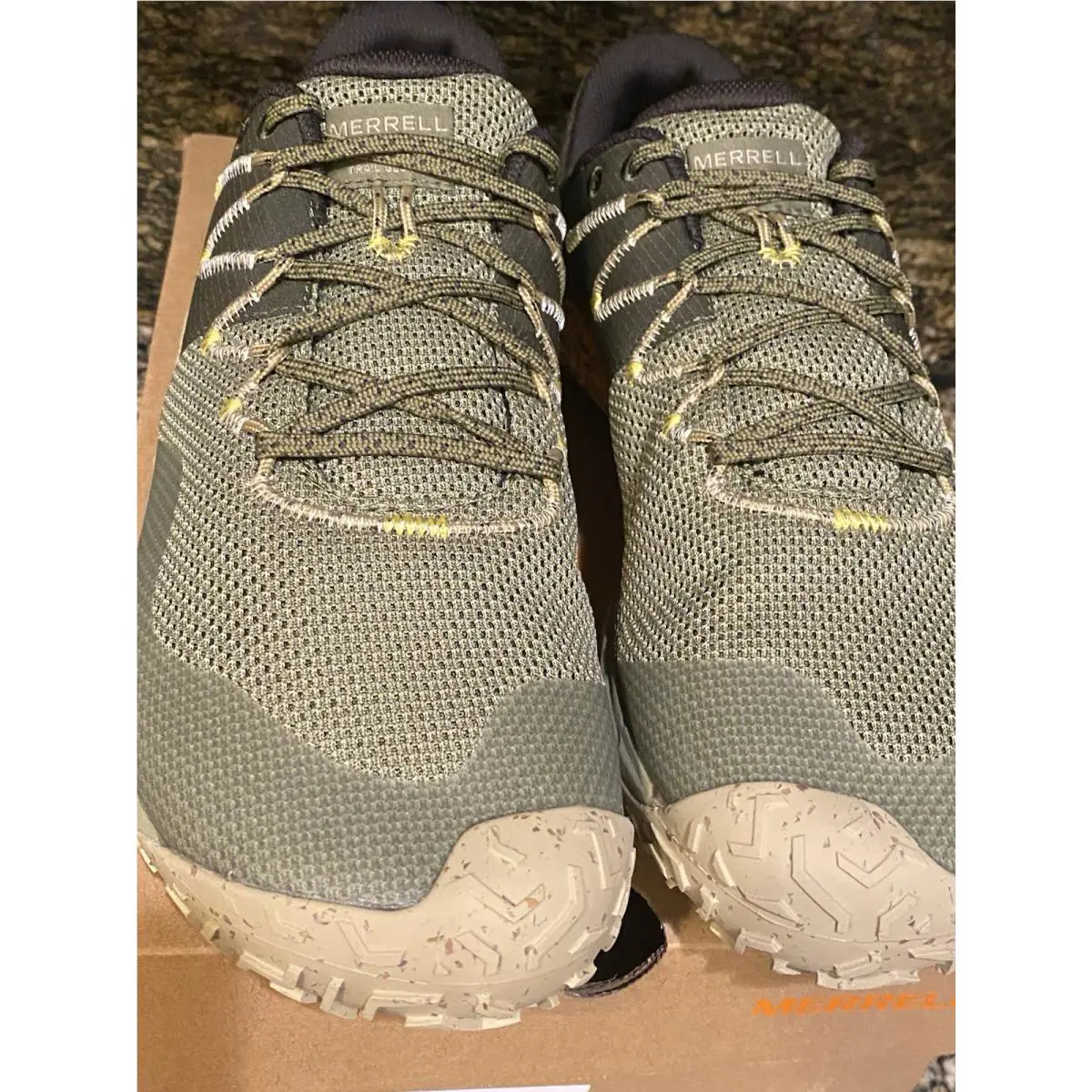 Merrell shoes - Merrell Glove 7 - Glove - Avocado/Beluga 0