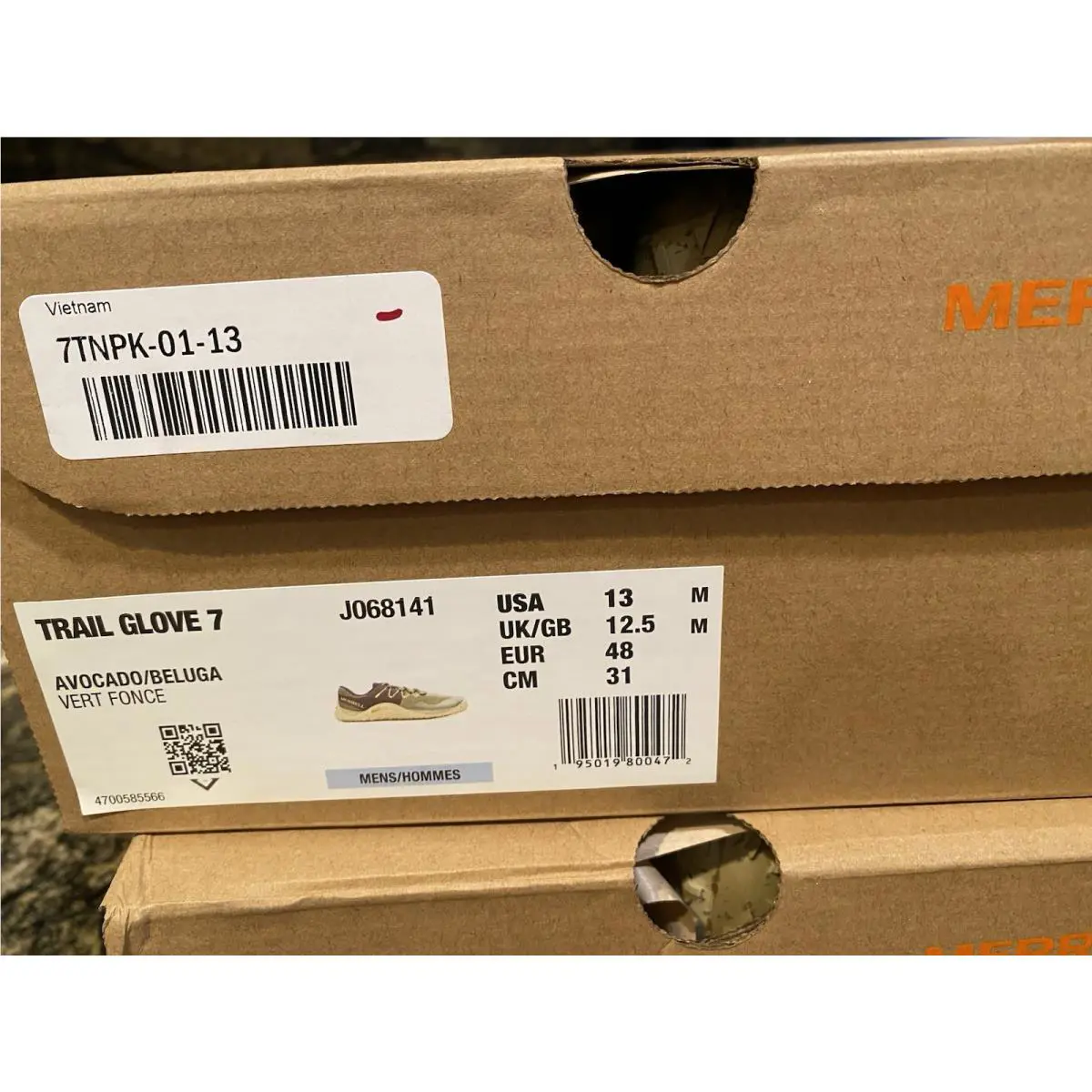 Merrell shoes - Merrell Glove 7 - Glove - Avocado/Beluga 3