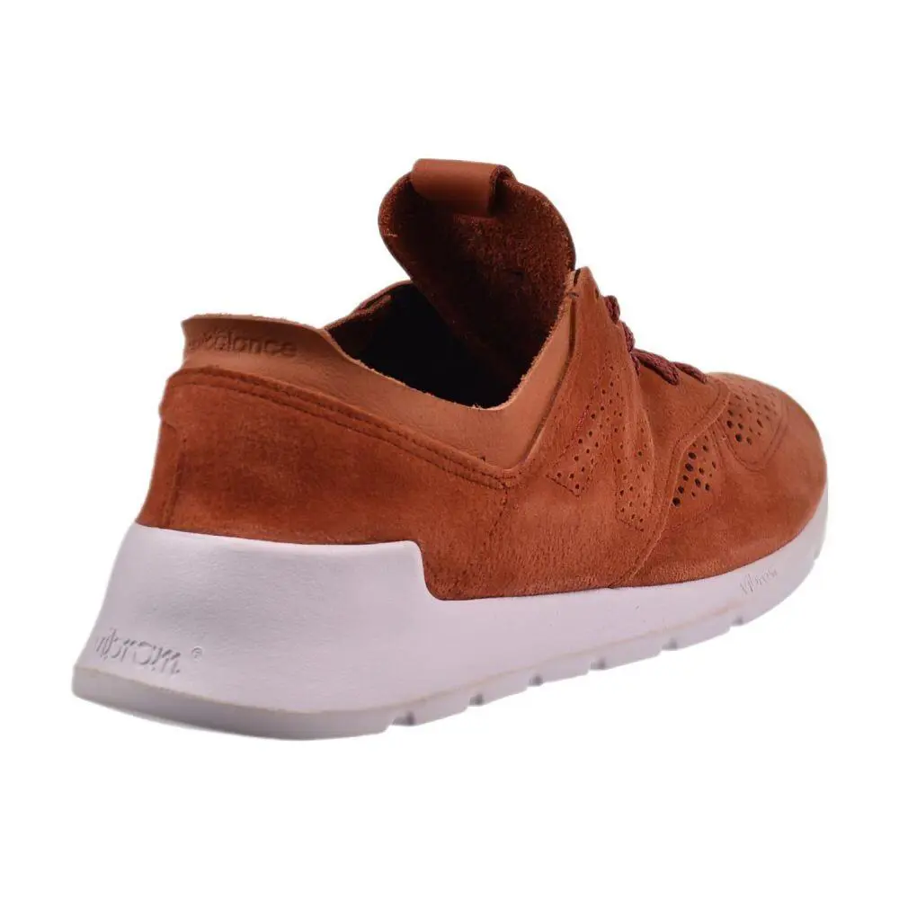New Balance shoes - Orange/Salmon/White Suede 1