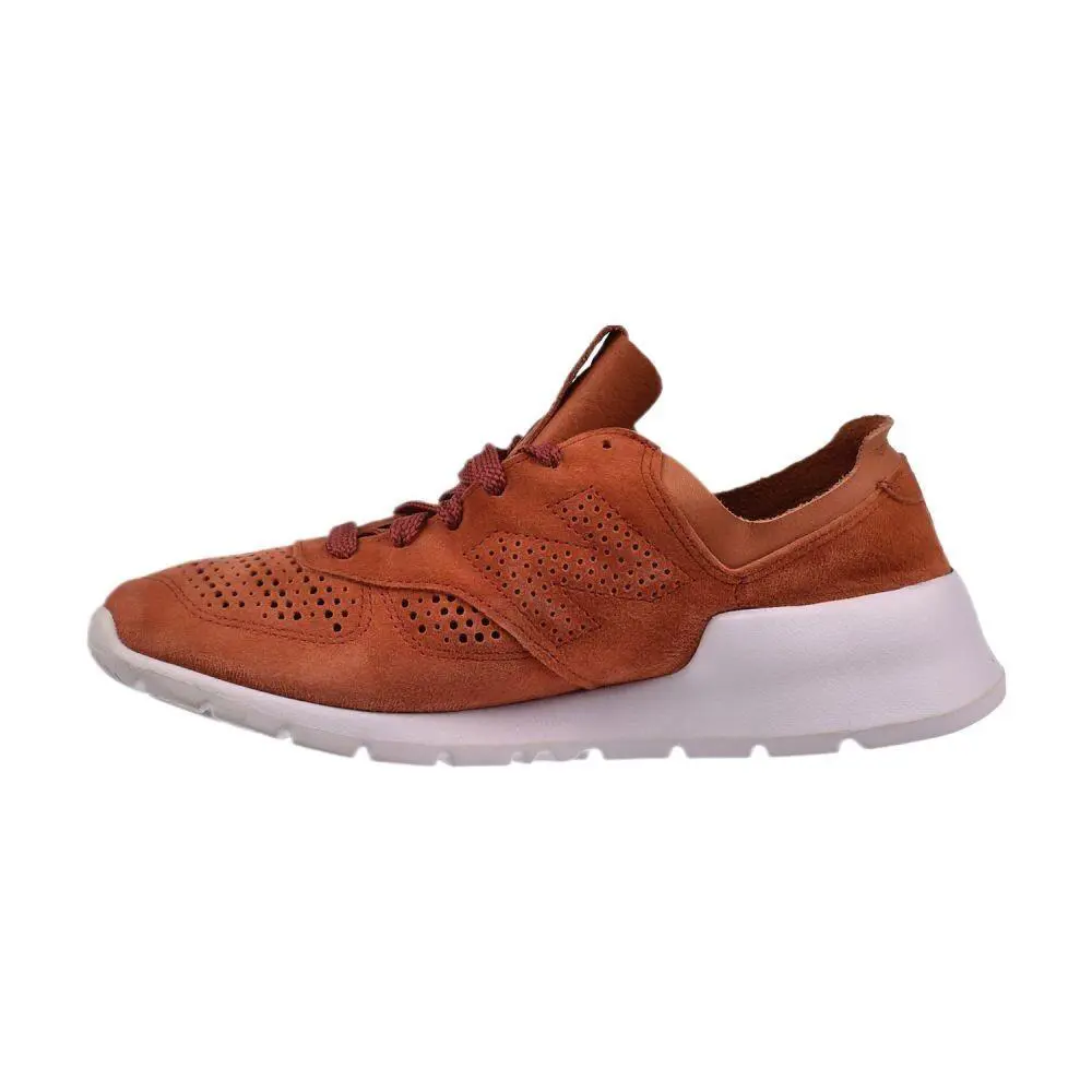 New Balance shoes - Orange/Salmon/White Suede 2