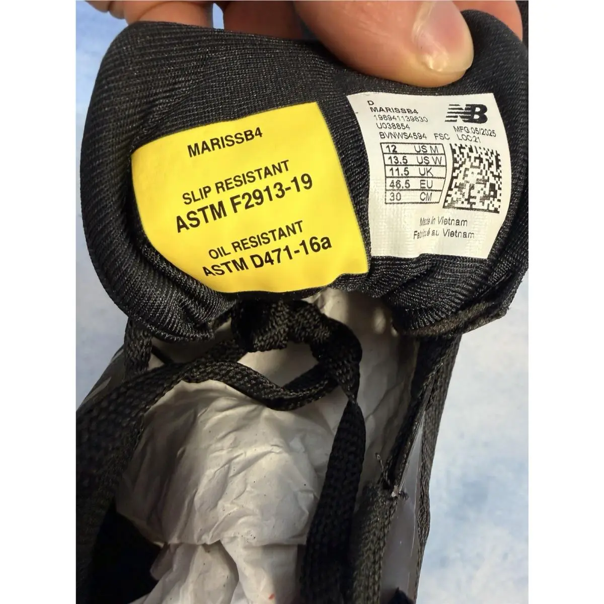 New Balance shoes - Fresh Foam Arishi v4 Slip-Resistant Shoes - MARISSB4 - Black 10