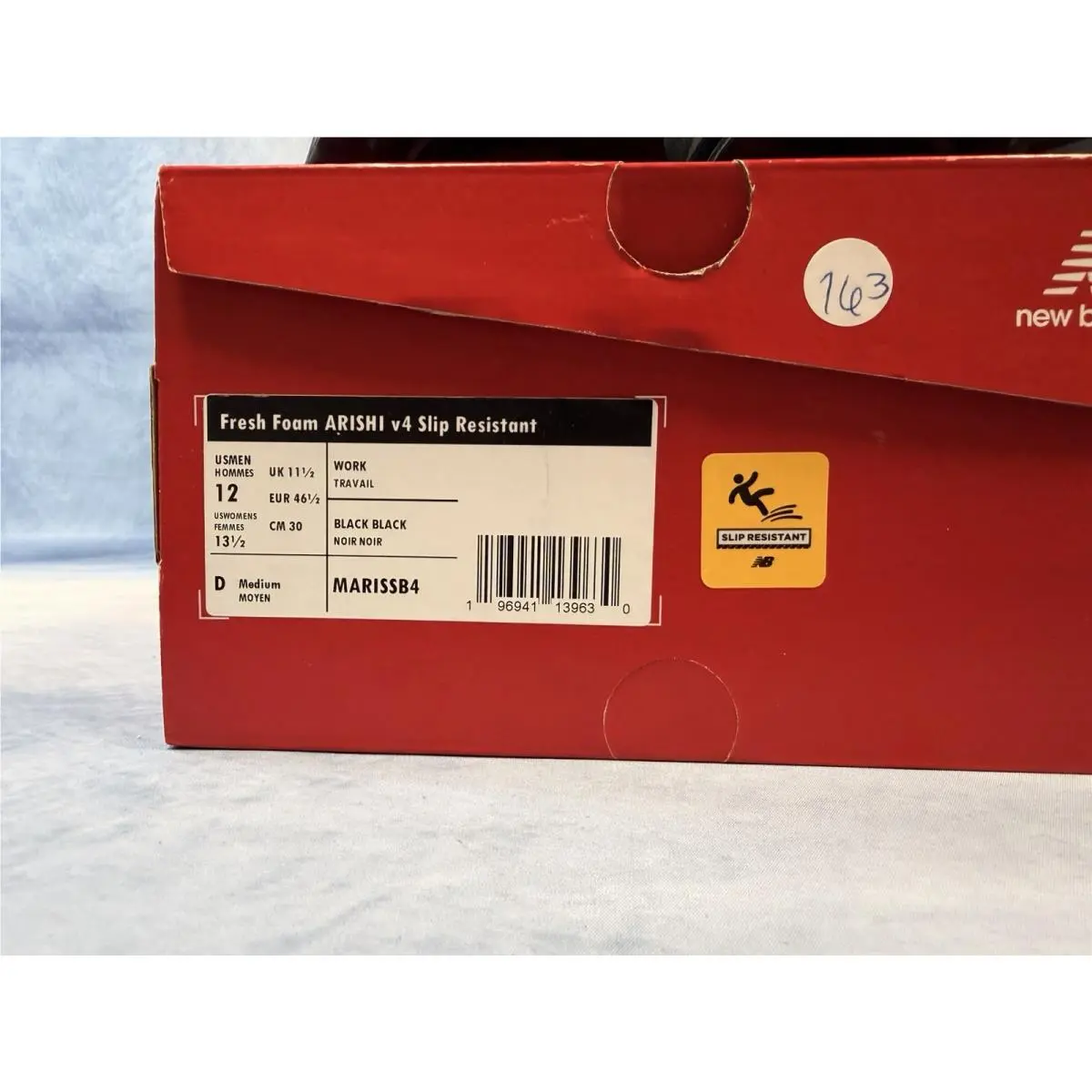 New Balance shoes - Fresh Foam Arishi v4 Slip-Resistant Shoes - MARISSB4 - Black 16