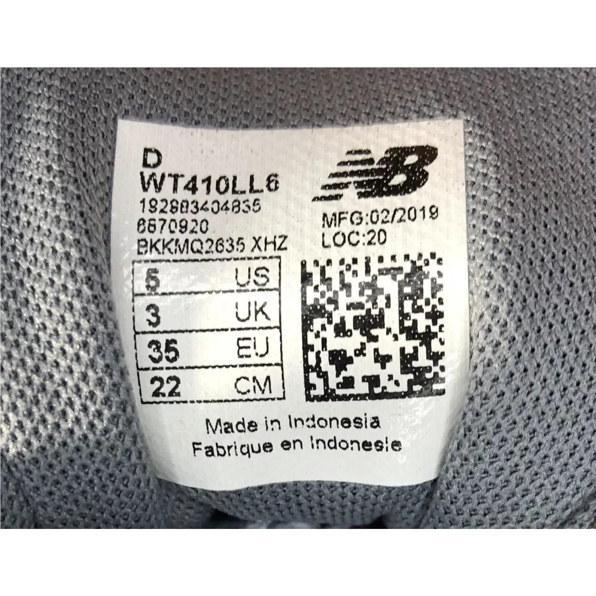 New Balance shoes - New Balance 410 - WT410LL6 - Gray (UPC: 0192983404835) 9
