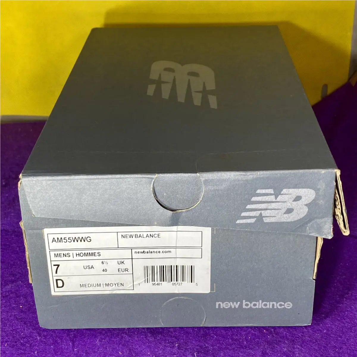 New Balance shoes - New Balance 55 - AM55WWG - White (UPC: 195481057275) 10