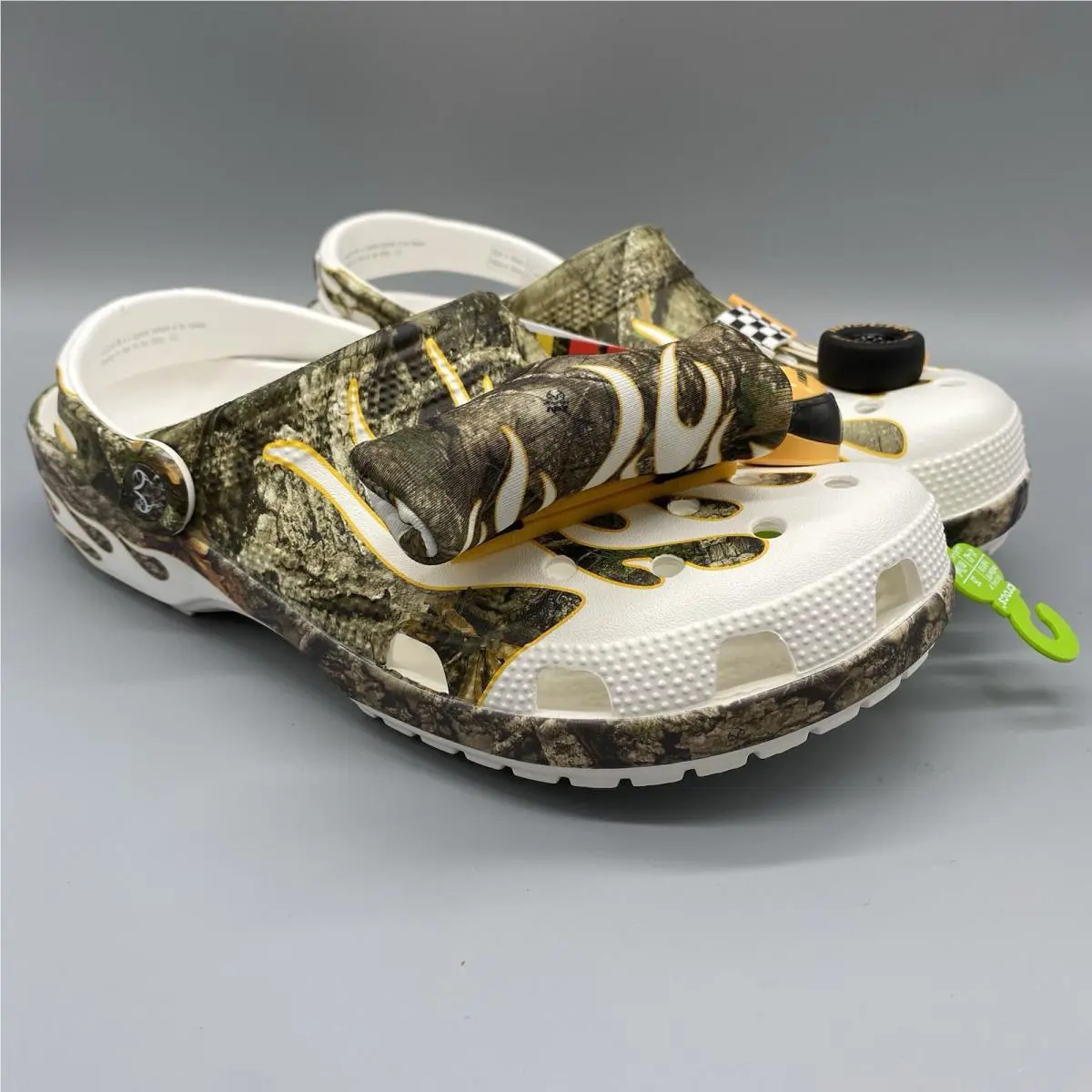Crocs x Nascar Realtree Classic Clog Mens US 8 Womens US 10 Jibbitz