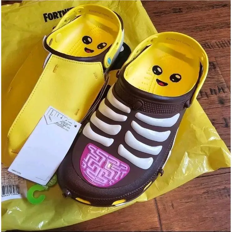 Fortnite Crocs Peely Mens Size 8 Womens Size 10 Limited Edition Yellow