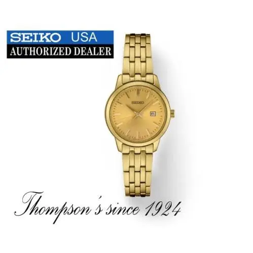 Seiko Essentials SUR444 Champagne Dial 50M Water Resistant
