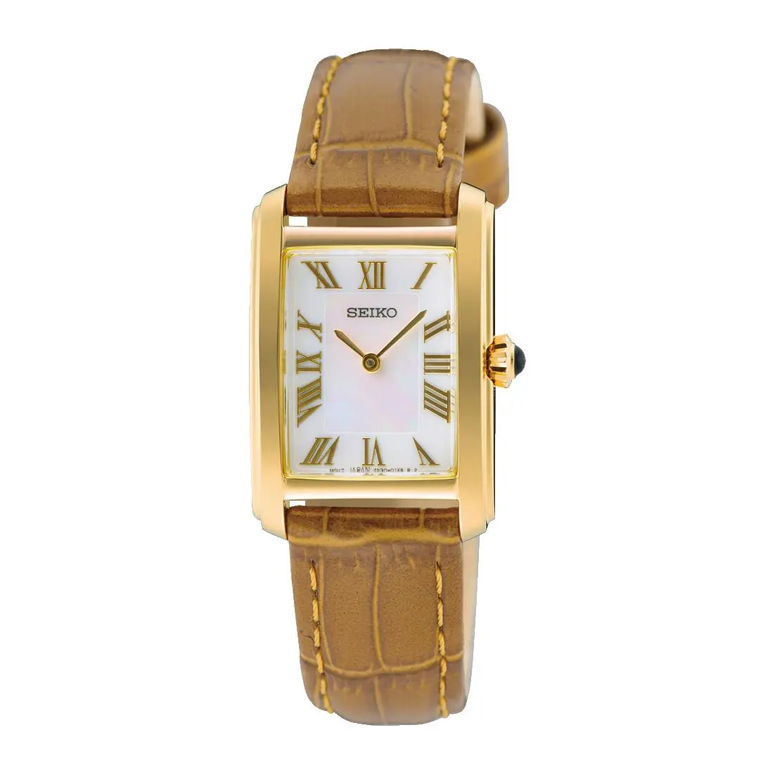 Essentials Quartz Mother of Pearl Dial Women`s Watch SWR100 by Seiko