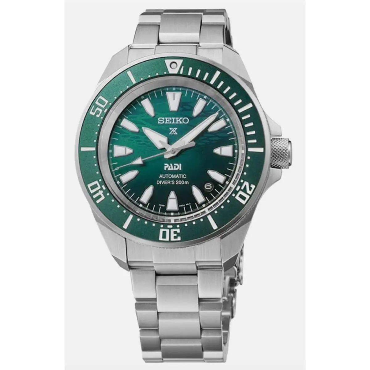 Seiko Prospex Samurai Sea Padi Special Edition Green Dial 41.7mm Watch SRPL53
