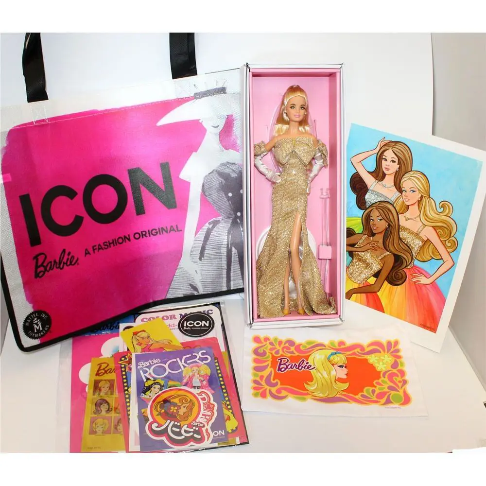 Glimmer in Gold Blonde Barbie Doll Exclusive From The 2025 National Barbie Conv