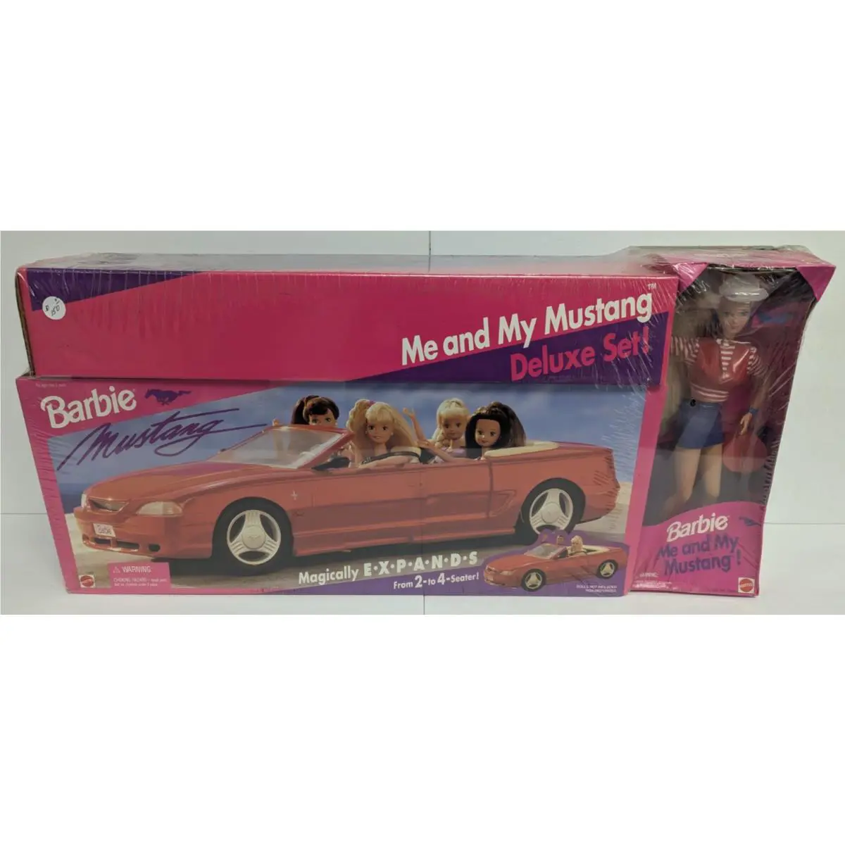 1994 Barbie Me and My Mustang Set Mattel