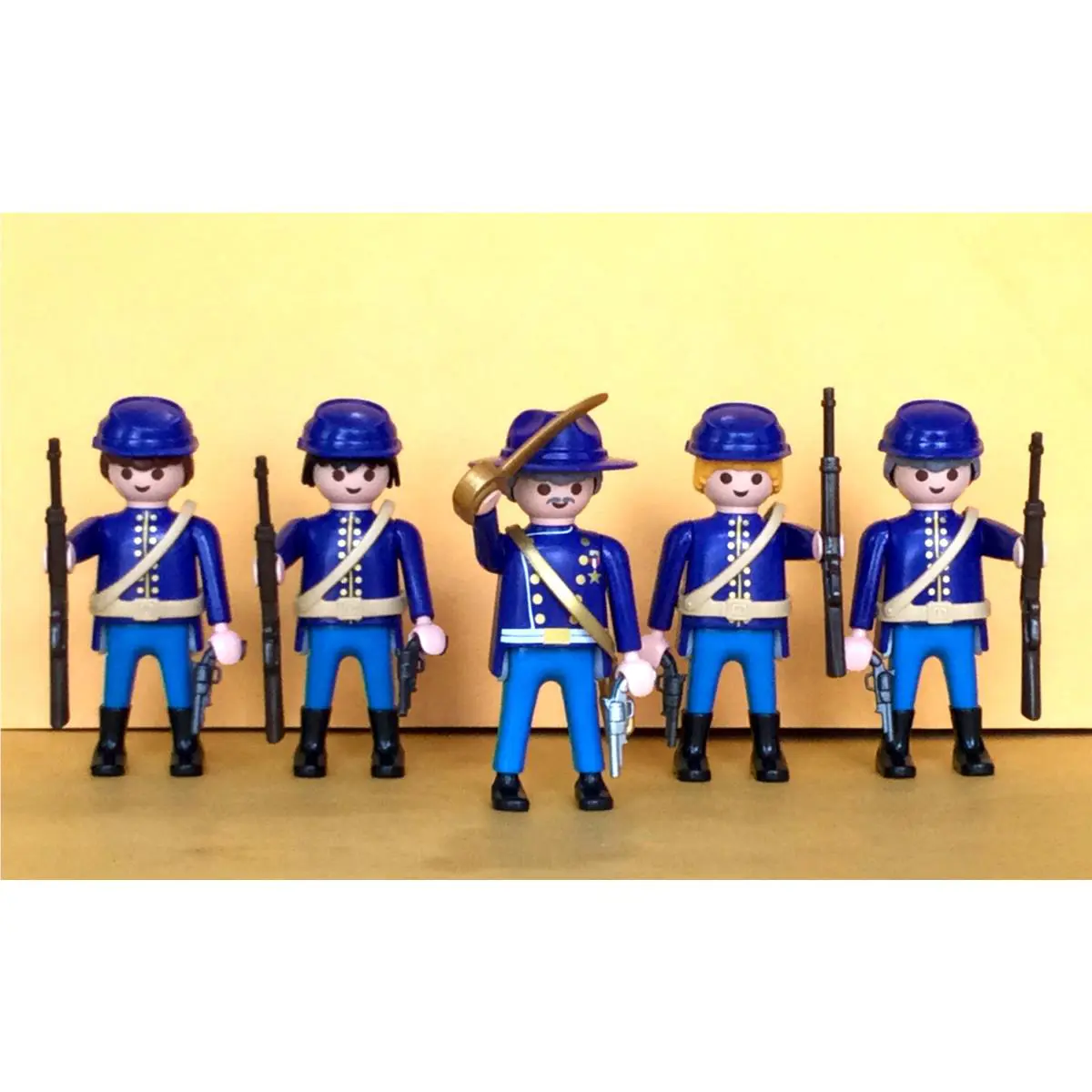 Playmobil Soldiers Union Army Blue Coats Western City/fort Rocks 70944 Item Q18