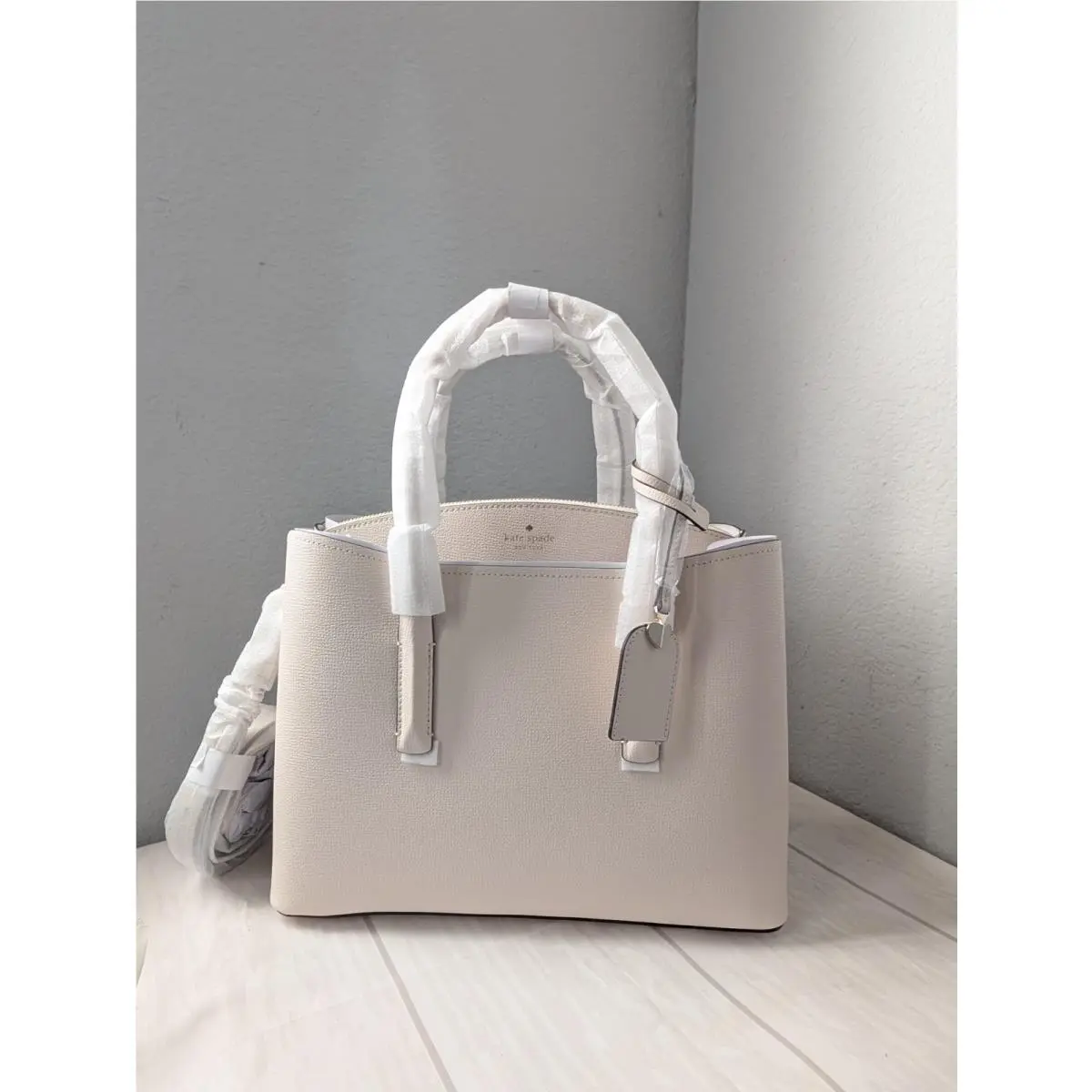 Kate Spade KE766 Margaux Refined Grain Leather Large Satchel Crossbody