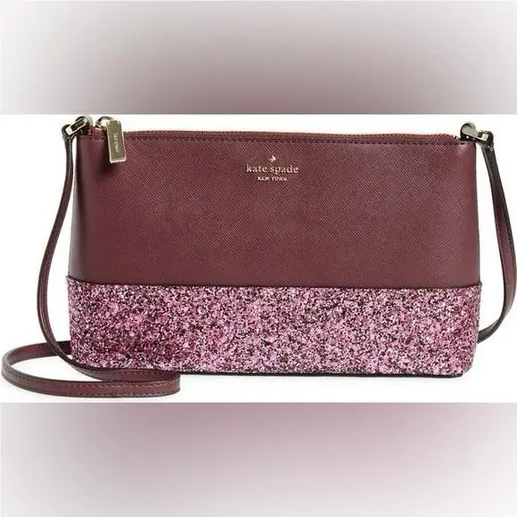 New Kate Spade Glitter Crossbody Bag