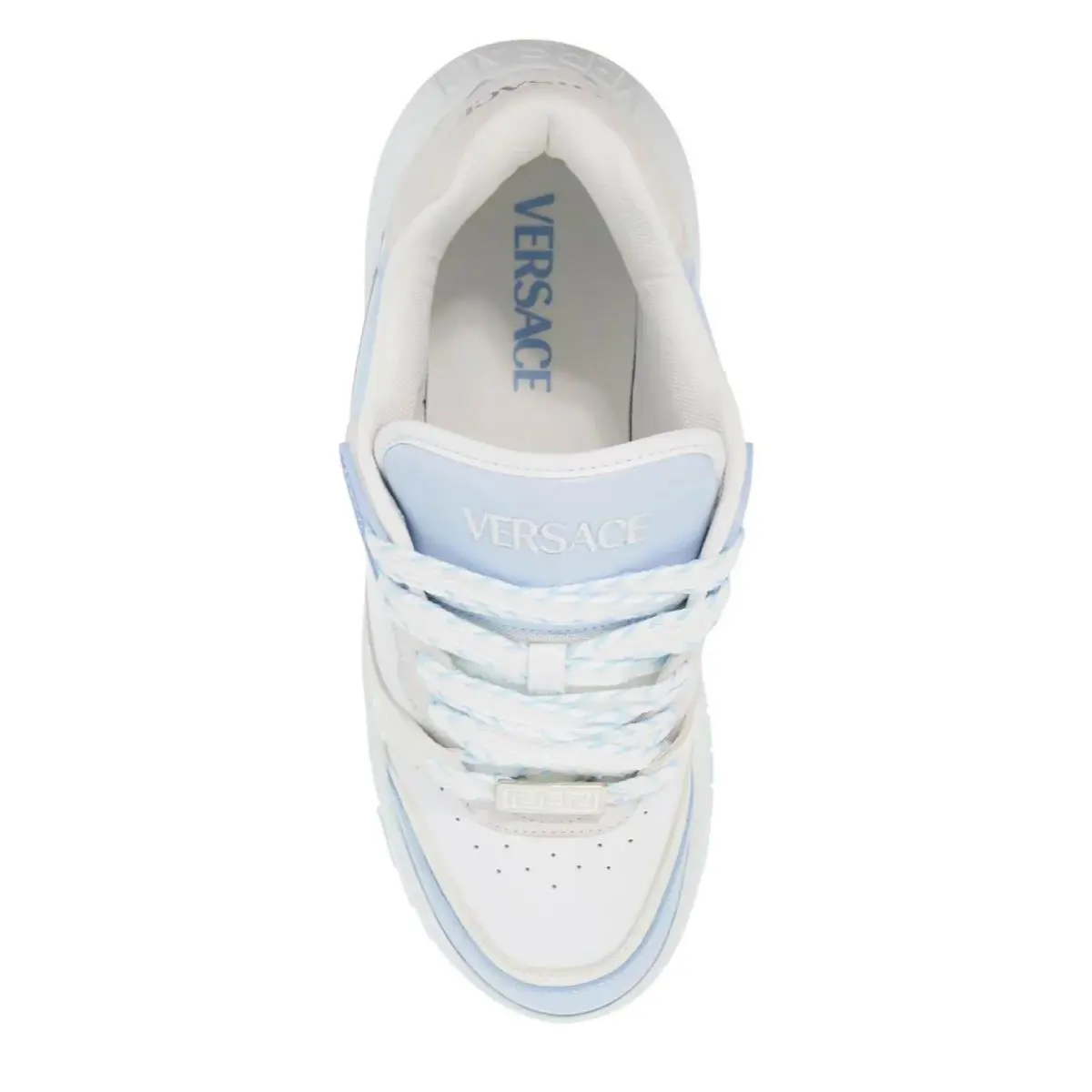 Msrp- Versace Sneaker Vitello Nabuk Tessuto Rete Size 43