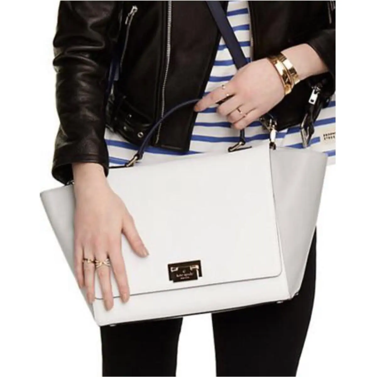 Kate Spade New York Magnolia Park Large Laurel Satchel Leather Bag