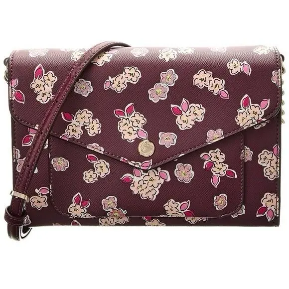 New Kate Spade Floral Crossbody Flap Bag