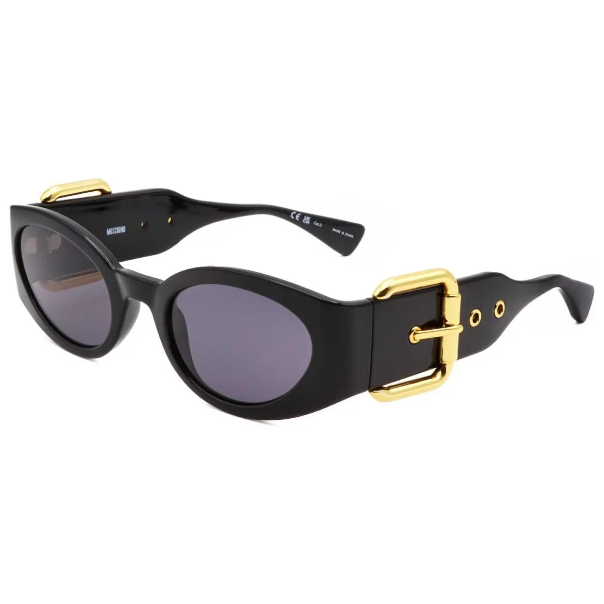 Moschino Women`s 53mm Black Gold Sunglasses MOS154-S-2M2-53