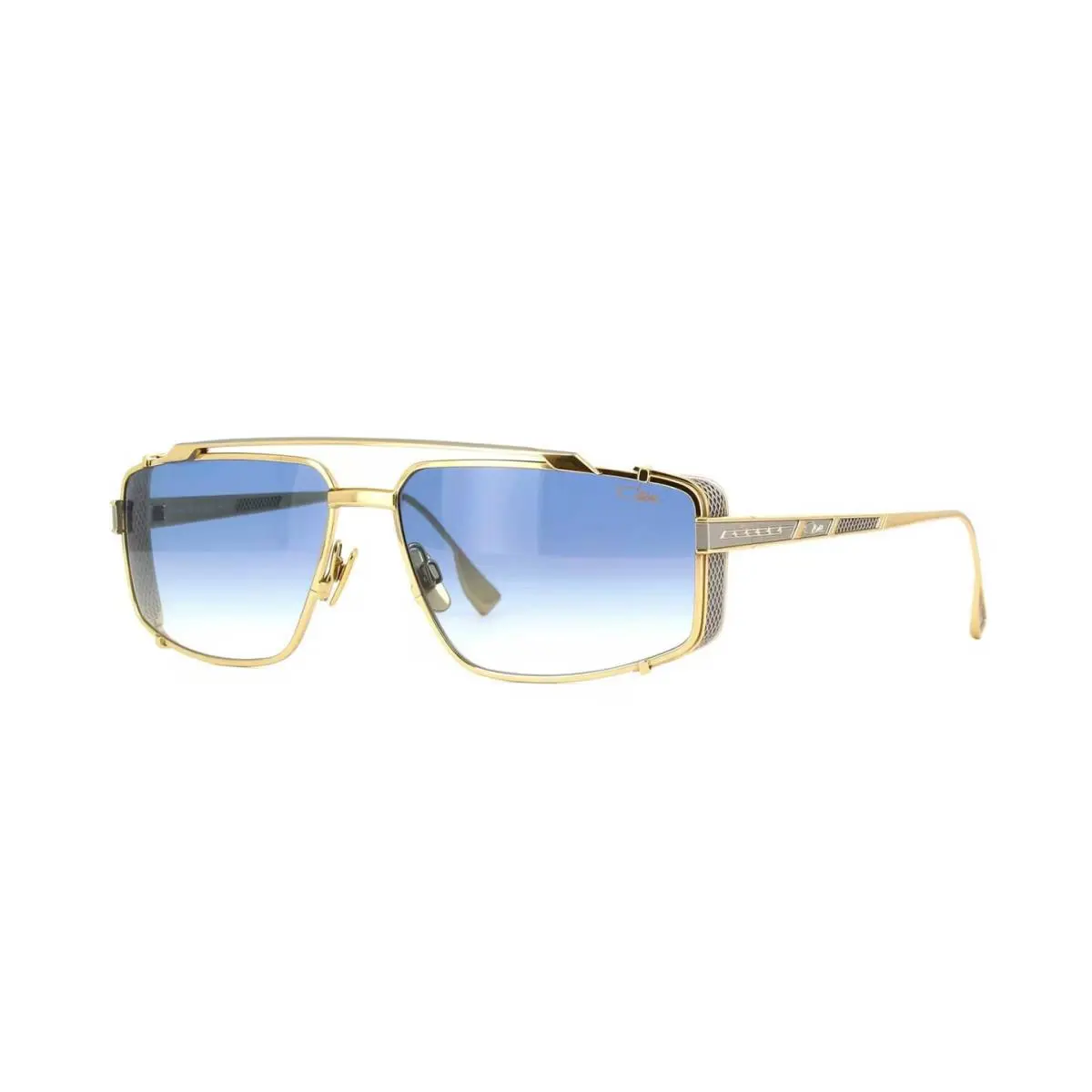 Cazal 756/3 Shiny Gold with Silver/blue Shaded 003 Sunglasses
