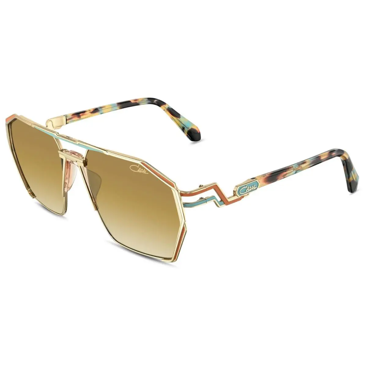 Cazal 9506 Mango Gold/brown Shaded 004 Sunglasses