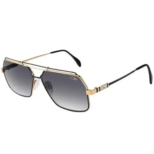 Cazal Legends 734/3 Black Gold/grey Shaded 302 Sunglasses - Frame: Black Gold, Lens: Grey Shaded
