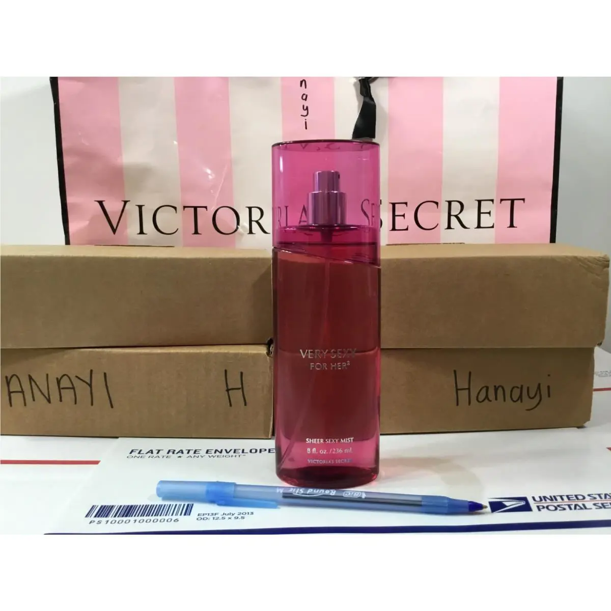 Victoria`s Secret Very Sexy For Her 2 Sheer Sexy Mist 8OZ - Full Size