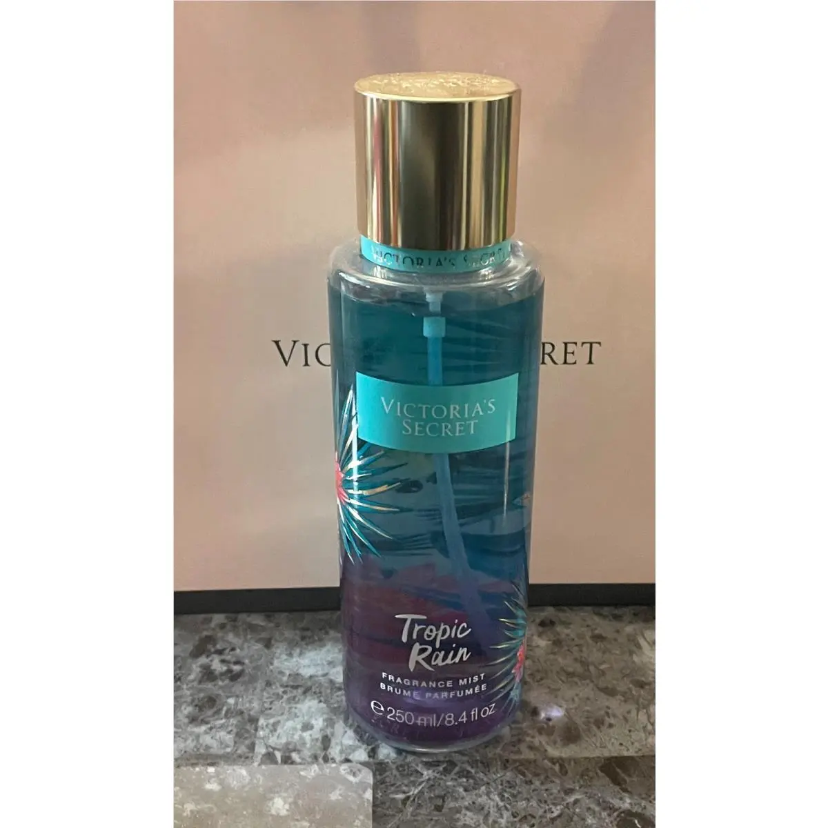 Victoria`s Secret Tropic Rain Fragrance Body Mist Spray 8.4 FL OZ Rare