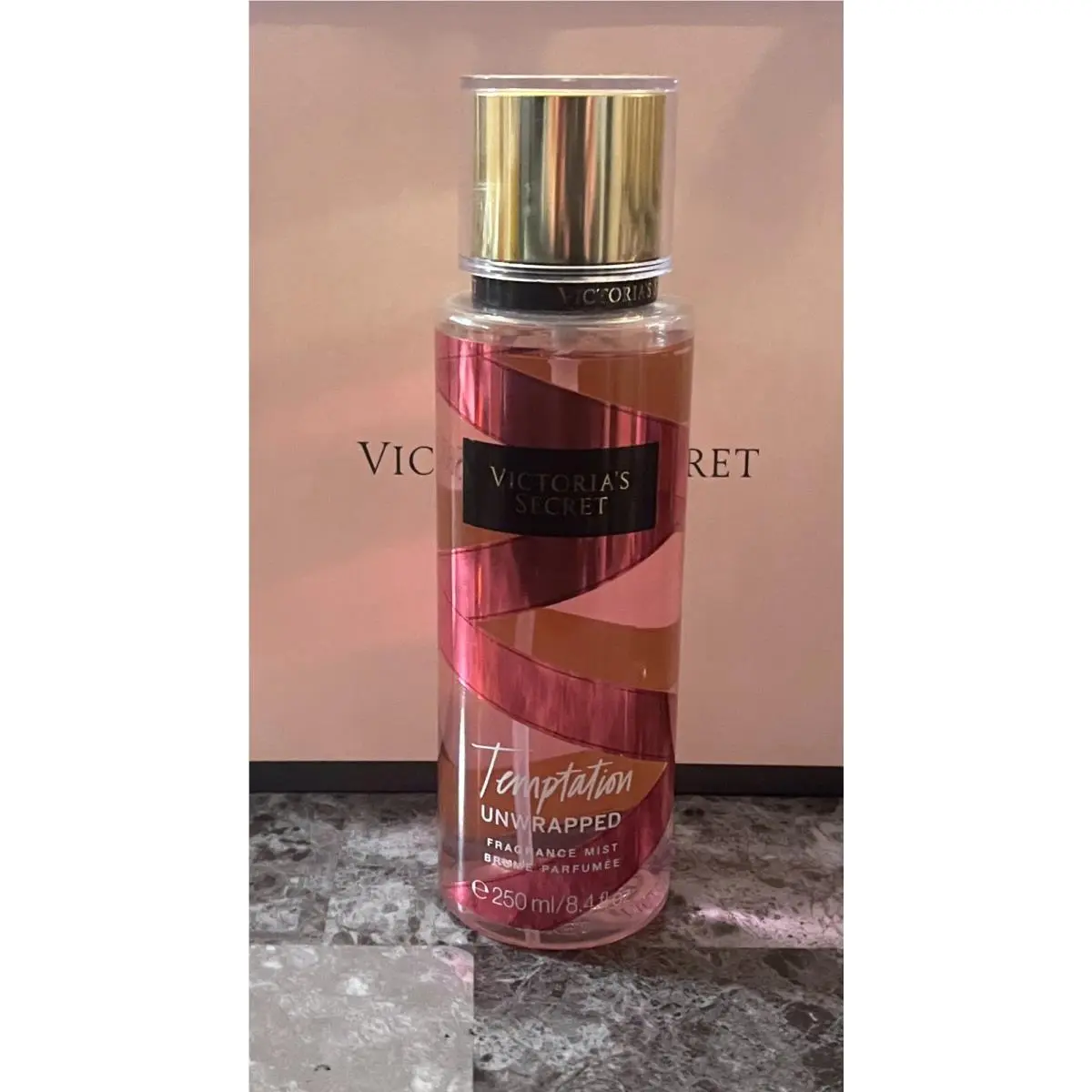 Victoria`s Secret Temptation Unwrapped Fragrance Body Mist Spray 8.4 FL OZ