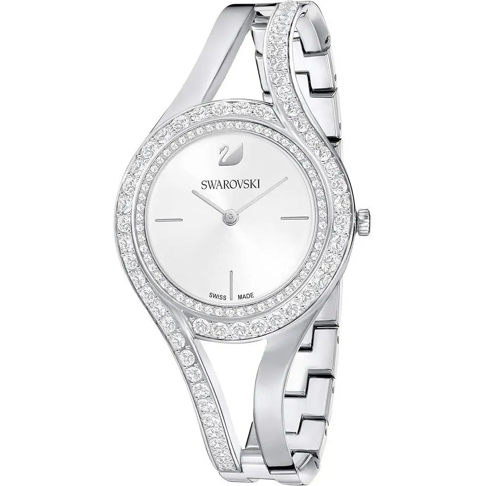 Swarovski 5377545 Eternal 112 Crystals Silver Dial Band Ladies Watch
