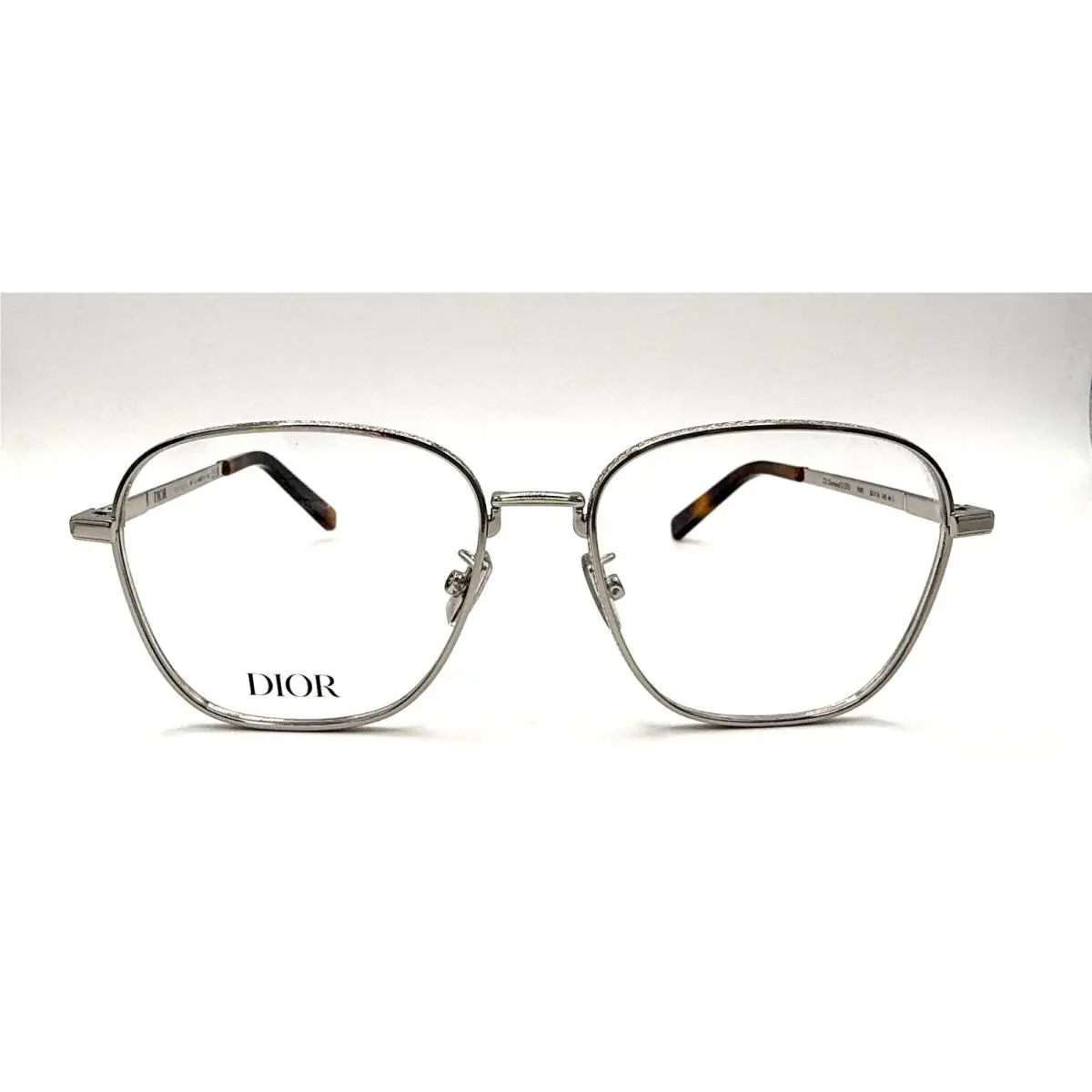 Christian Dior CD Diamond O S7U P000 Silver Frame Eyewear Eyeglasses 53-16-145