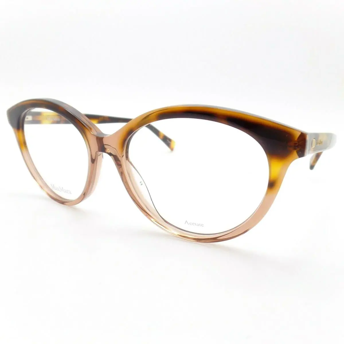Max Mara MM 1344 Xnz Beige Havana 52m Eyeglass Frame