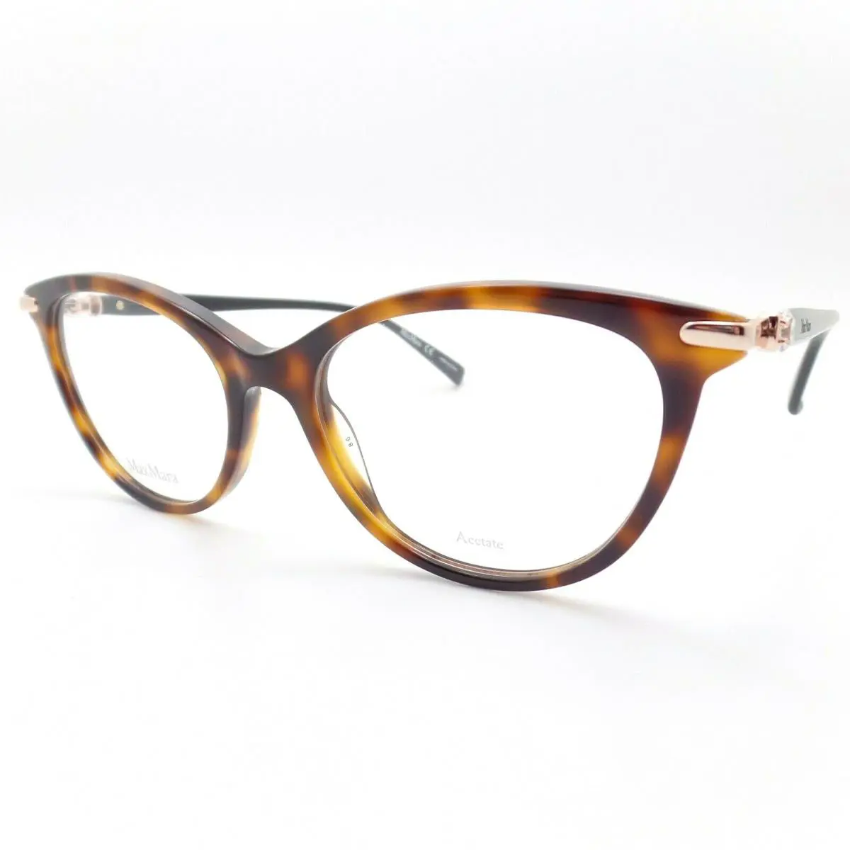 Max Mara MM 1366 086 Havana 51m Eyeglass Frame