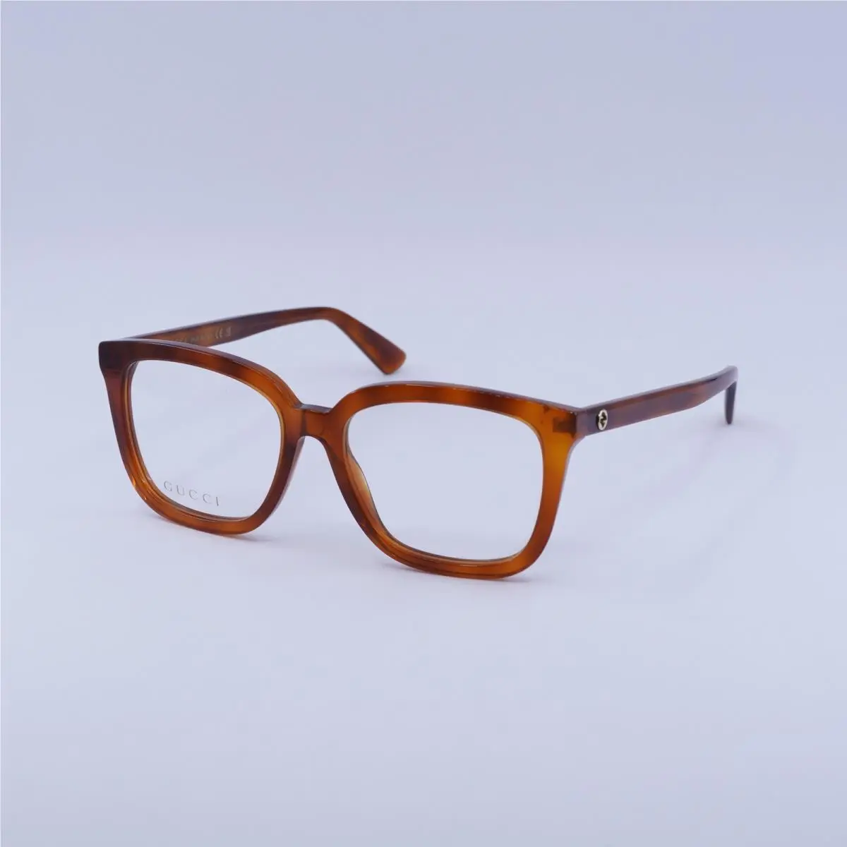 GG1319O 002 Blonde Havana 53mm Eyeglasses by Gucci