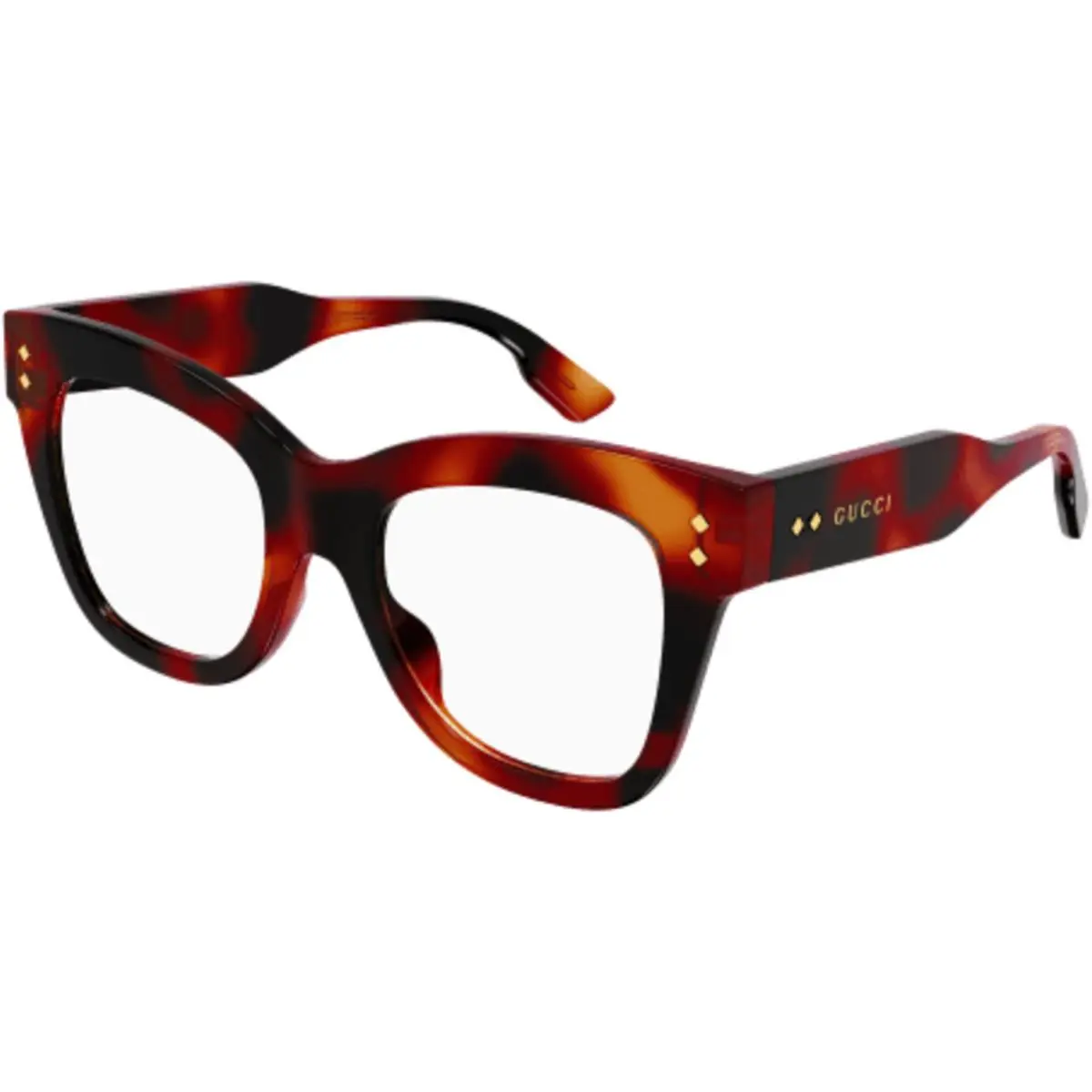 Gucci GG1082O-002 Havana Transparent Havana 002 Eyeglasses