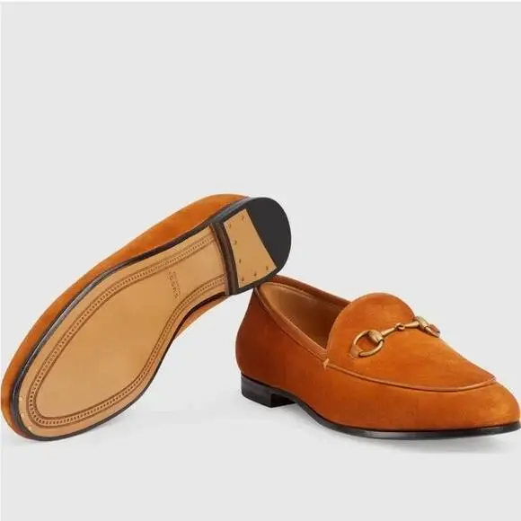 Horsebit Jordan Leather Suede Loafers. Size 36 Nwb. Mrsp by Gucci