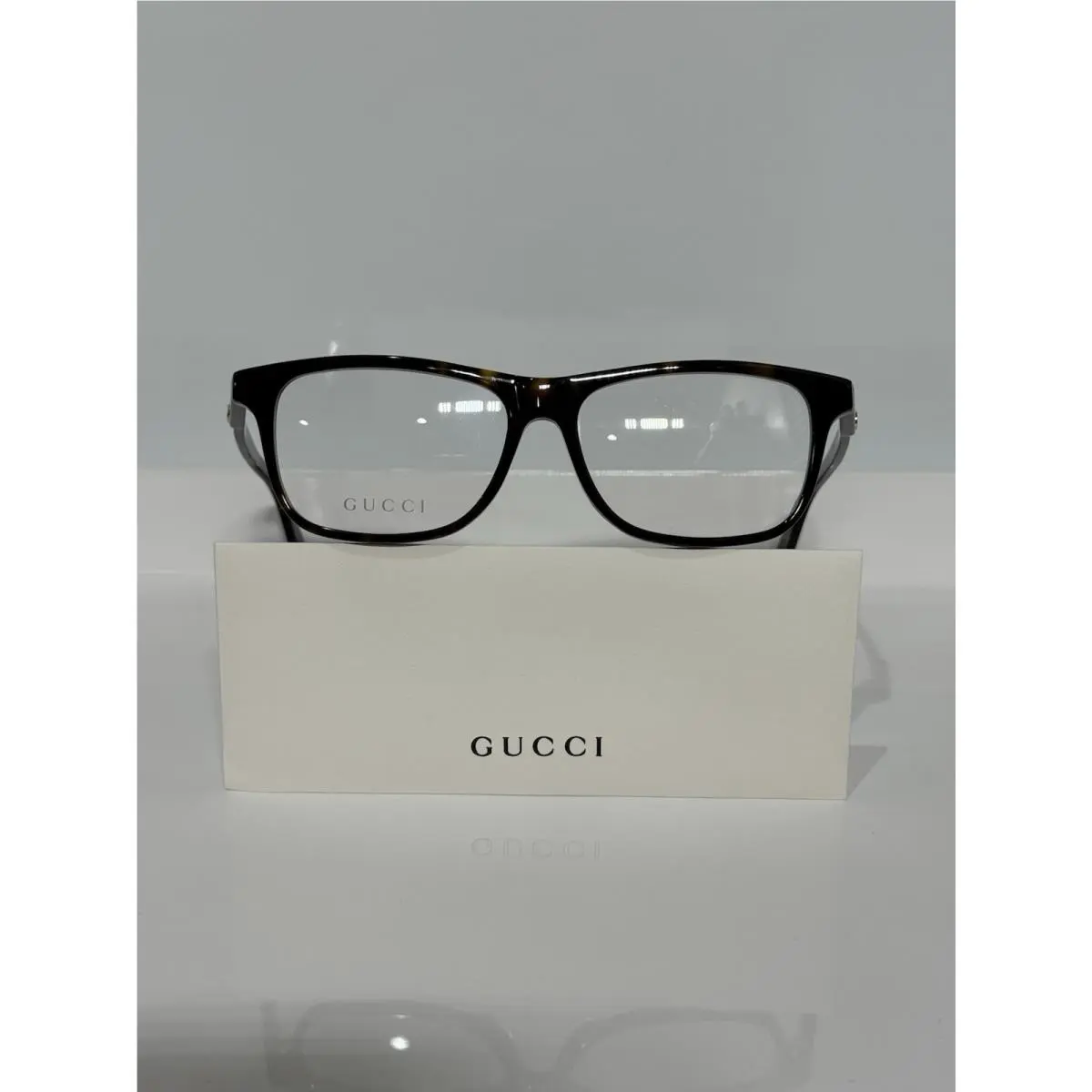 GG0755OA 002 Havana Acetate Unisex Eyeglasses 54mm by Gucci
